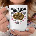 thumbnail image 2 of Ball Python Anatomy Ball Python Owner Ball Python Lover Coffee Mugs, 2 of 4