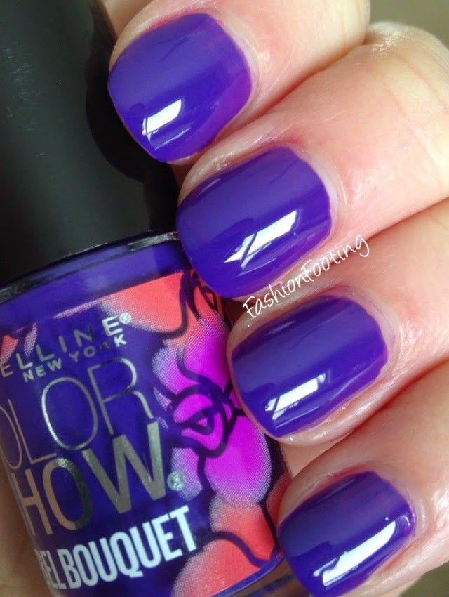 3 PACK MAYBELLINE Color Show REBEL BOUQUET Nail Polish PURPLE MADNESS