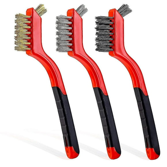 Wire Brushes 3 Piece Wire Brush, Rust Brush
