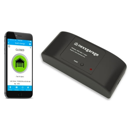 NEXX Garage NXG-100B Smart Garage Opener with App, WiFi Remotely Control with Existing Garage Opener, Compatible with Amazon Alexa, Google (Best Garage Door Opener App)