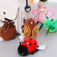 thumbnail image 2 of Serie de insectos creativos para niños, juguetes de peluche con colgante de bolsa, dibujos animados, escarabajo, mariposa, Robin, abeja, regalos de cumpleaños, 2 of 5