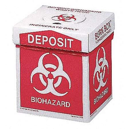 

Sim Supply Biohazard Burn Box 12 In. H 8 In. W PK6 17-789 17-789 ZO-G3892822