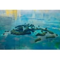 thumbnail image 2 of "Green Islands" Painting Print on Wrapped Canvas, 2 of 7