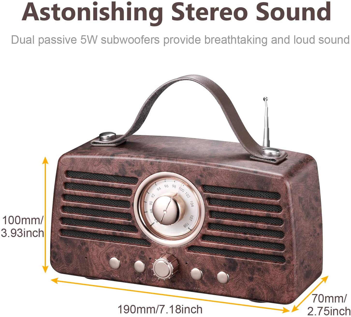 vintage retro bluetooth speaker