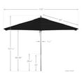 thumbnail image 4 of California Umbrella Venture 11' Silver Market Umbrella in Black, 4 of 5