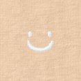 thumbnail image 2 of Dalix Lil Smile Face Embroidered Lightweight Relaxed Jersey Tee Summer Cute Short Sleeve T Shirt Womens in Sand XS X-Small, 2 of 5