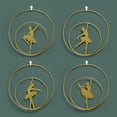 thumbnail image 3 of Nvzi Metal Wall Art Decor for Living Room, Home Decor Living Room Wall Decor, Silhouette Wall Art(Black), 3 of 5