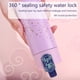 thumbnail image 2 of Cateissary Frasco de vacío de 180ML para mujer, Mini botella con aislamiento de taza, tazas de aislamiento térmico con asa, suministros para Teteras Azul, 2 of 6