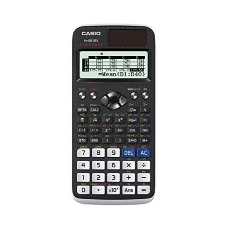 Casio FX-991EX Engineering/Scientific Calculator  Black  3  x 6.5  x 0.4 Casio FX-991EX Engineering/Scientific Calculator  Black  3  x 6.5  x 0.4