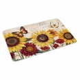 thumbnail image 2 of Sunflower Door Mat&nbsp;Indoor Outdoor Entrance, Non Slip Rug for Kitchen Bathroom Entryway Rug, Farmhouse Rose Floral Vintage Butterfly Washable Doormat Floor Mat for Office Home Decor 24x36 Inch, 2 of 8