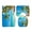 F41, variant on Blue Sky Ocean Palm Tree Landscape Bath Mat 3 Sets Scenery Entrance Door Mat Bathroom Rug Mats Toilet Carpeted Bathroom Products
