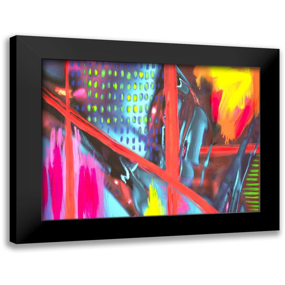 Stramel, Renee W. 14x12 Black Modern Framed Museum Art Print Titled - Color Crush I