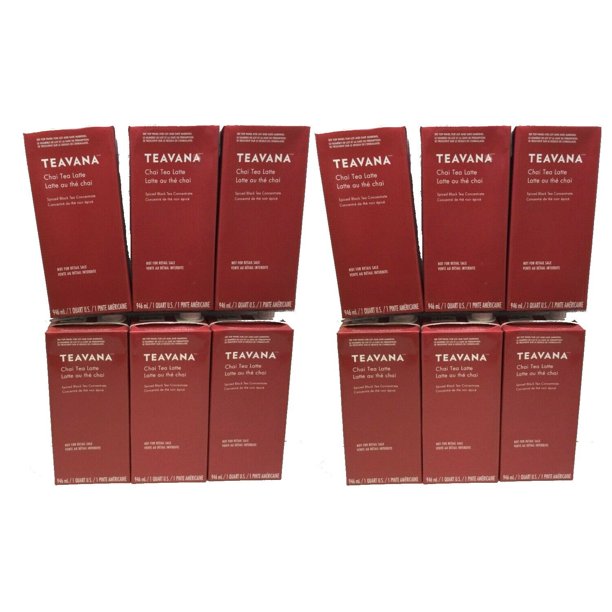 Starbuck's Teavana Chai Tea Latte Concentrate Spiced Black Tea