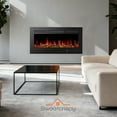 thumbnail image 2 of CONCETTA 42"1500W Electric Fireplace with 13 Flame Colors, 12-Hour Timer, Low-Noise, Wall-Mounted, Freestanding, or Built-In, 2 of 9