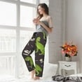thumbnail image 5 of Salouo Dinosaur Skeleton Print Women's Pajama Pants Casual Loose Sweatpants PJs Flowy Pants Drawstring Palazzo for Women Wide Leg Pants Lounge Pajama -XX-Large, 5 of 8