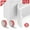 White, variant on 2 Pack Door Draft Stopper - 2" W x 36" L Weather Stripping for Soundproofing Exterior/Interior Doors, White