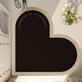 thumbnail image 6 of RFUGUG Heart Shaped Bath Rugs, Super Absorbent and Quick Dry Bath Mats, Washable and Non Slip Bathroom Floor Mat, 19.68x19.68 in, 6 of 9
