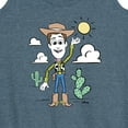 thumbnail image 3 of Toy Story - Woody Pastel - Women's Racerback Tank Top, 3 of 5