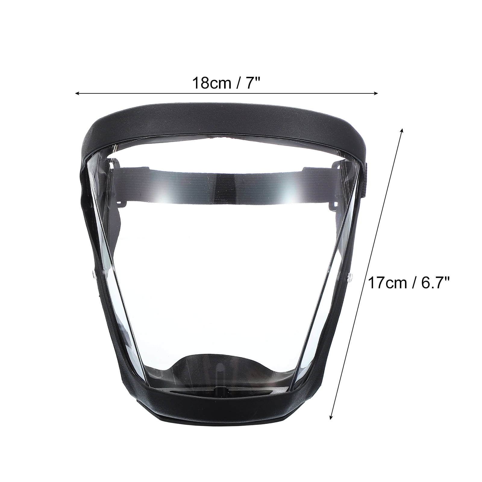 Uxcell Full Safety Face Shields, Anti Fogging Full Safety Face Protection Transparent Face Shield White