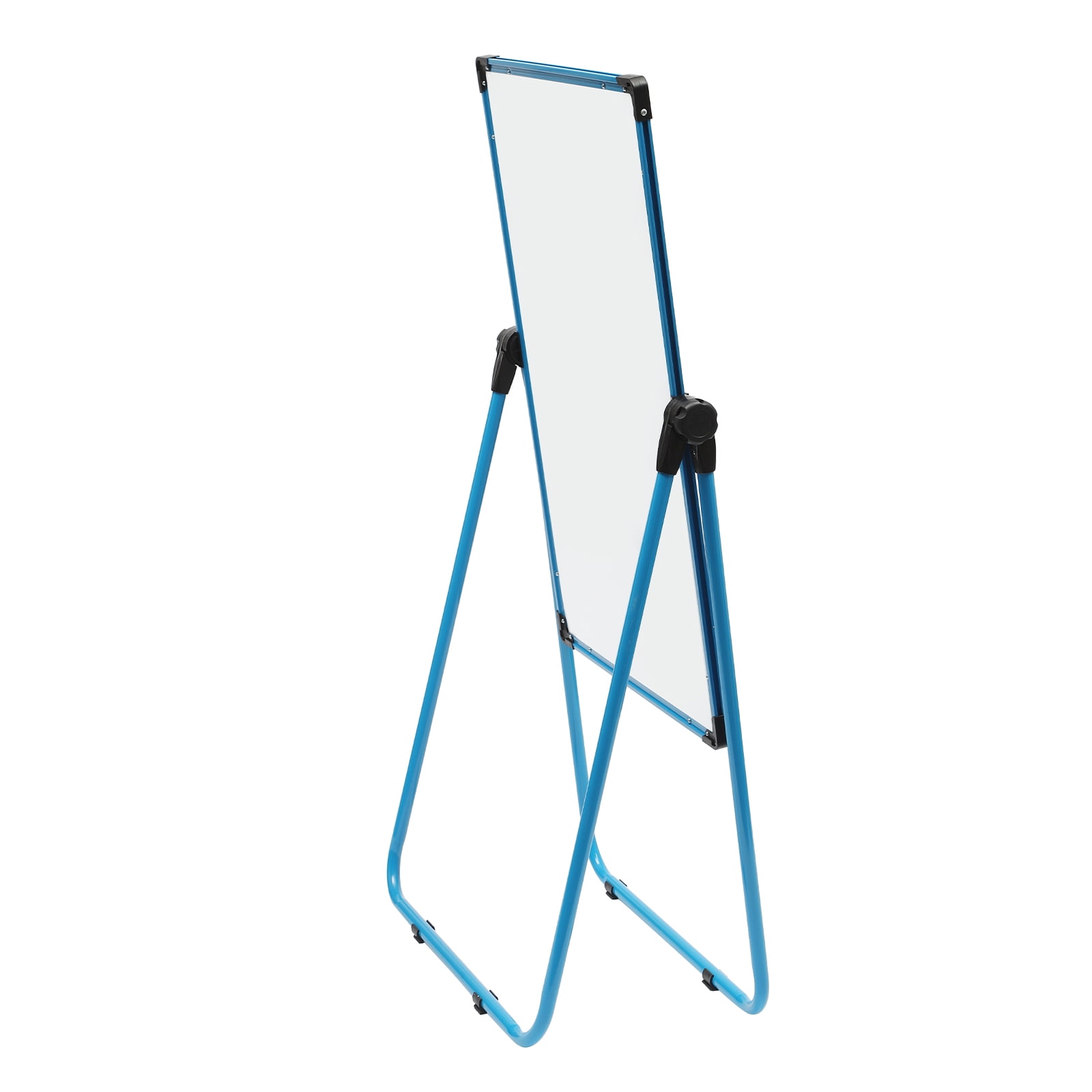 36*24 inch Stand White Board 360° Rotatable Design Double-sided Writable Whiteboard Magnetic Dry Erase Board U-shaped Foldable Whiteboard Free Standing Mounting Type