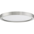 thumbnail image 4 of Quoizel OST1711BN-Quoizel Lighting-Outskirt - 15W 1 LED Flush Mount - 1 Inch high Brushed Nickel Finish, 4 of 5