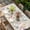 Beige, variant on Spring Floral Table Cloths for 8 Foot Rectangle Tables, Summer Botanical Flowers Vintage Patio Waterproof Elastic Fitted Tablecloths, Washable Rectangular Table Cover for Camping