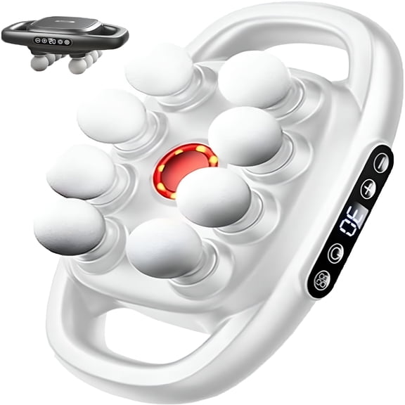 XIRQI 8-Head Massage Gun Set,Deep Tissue Muscle Recovery Massager with 9 Levels & 9 Modes