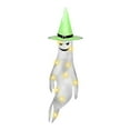 thumbnail image 5 of 61 Inch Ghost Windsock with LED Light, Colorful Hat Halloween Hanging Decorations Outdoor Ghost Decorations Ghost Decorations Scary Halloween Windsock for Garden Yard Decor, 5 of 7