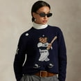 thumbnail image 4 of Polo Ralph Lauren  Navy Yankees Wool Bear Sweater, 4 of 7