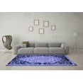 thumbnail image 3 of Ahgly Company Indoor Rectangle Medallion Blue French Area Rugs, 4' x 6', 3 of 4