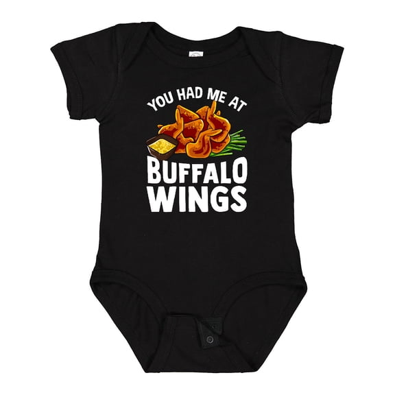 Inktastic Buffalo Wings Game Day Snack Boys or Girls Baby Bodysuit