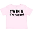 thumbnail image 3 of Inktastic Twin B (i'm Younger) Boys or Girls Toddler T-Shirt, 3 of 5