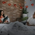 thumbnail image 3 of BEADCEST Heart Shaped Bedside Lamp 1 Set Red LED Lighting For Romantic Atmosphere, 3 of 6