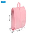 thumbnail image 2 of Uxcell Waterproof Shoes Bags, Travel Storage Bag Shoes Organizer with Zipper, 3 Pack Pink, 2 of 6