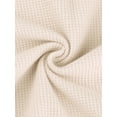 thumbnail image 7 of DARING DIVA Women's Soft Waffle Cotton Pajamas Long Sleeve with Pants Set L Apricot, 7 of 7