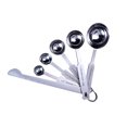 thumbnail image 3 of 6pcs Stainless Steel Measuring Spoon Cooking Measure Spoon Cup Seasoning Spoons Coffee Tea Kitchen Accessory (Silver), 3 of 9