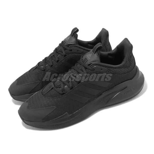 Ad-id-as Alphaedge Plus Black Grey Men Running Casual Shoes Sneakers IF7290