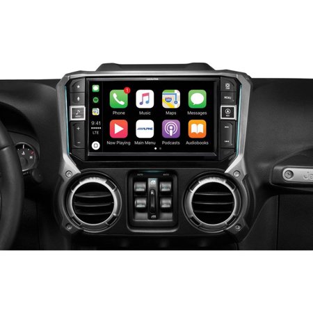 Alpine Weather Resistant 9" In Dash Stereo System for Jeep Wrangler 2011