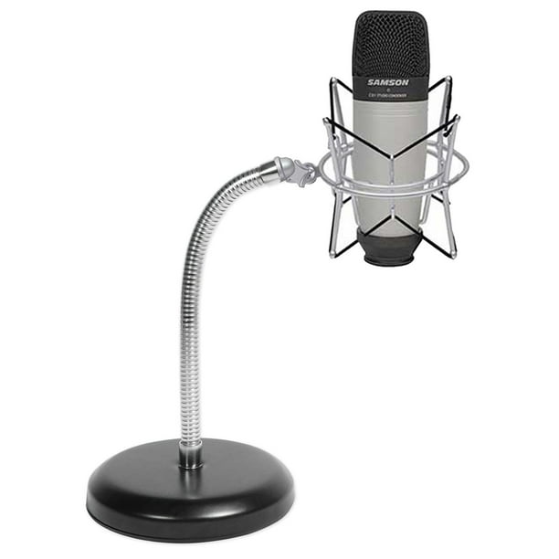 Samson C01 Studio Recording Podcast Microphone+Shock Mount+Gooseneck