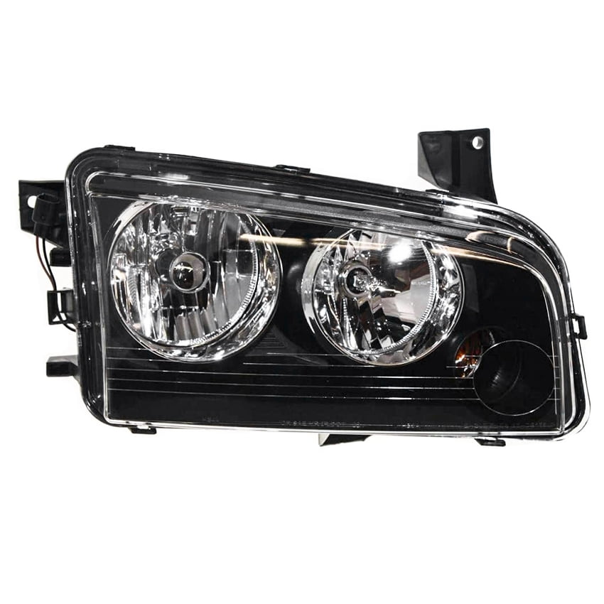 New Right Halogen Headlight Compatible With Dodge Charger Srt8 Super Bee  2007-2010 by Part Number 4806164AK CH2503206 