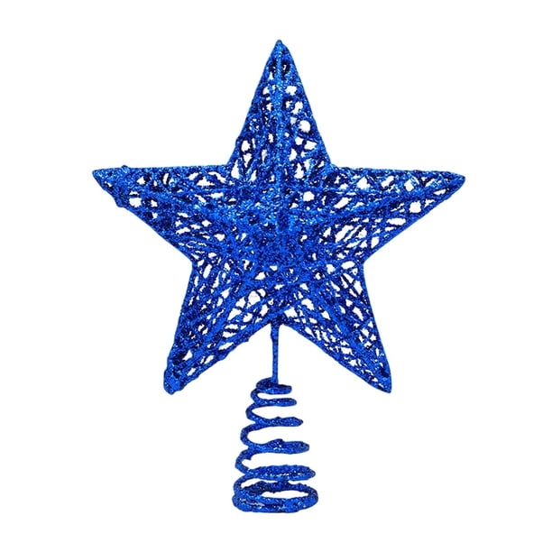 Adornos brillantes de Navidad Hugo decoración navideña para el hogar azul