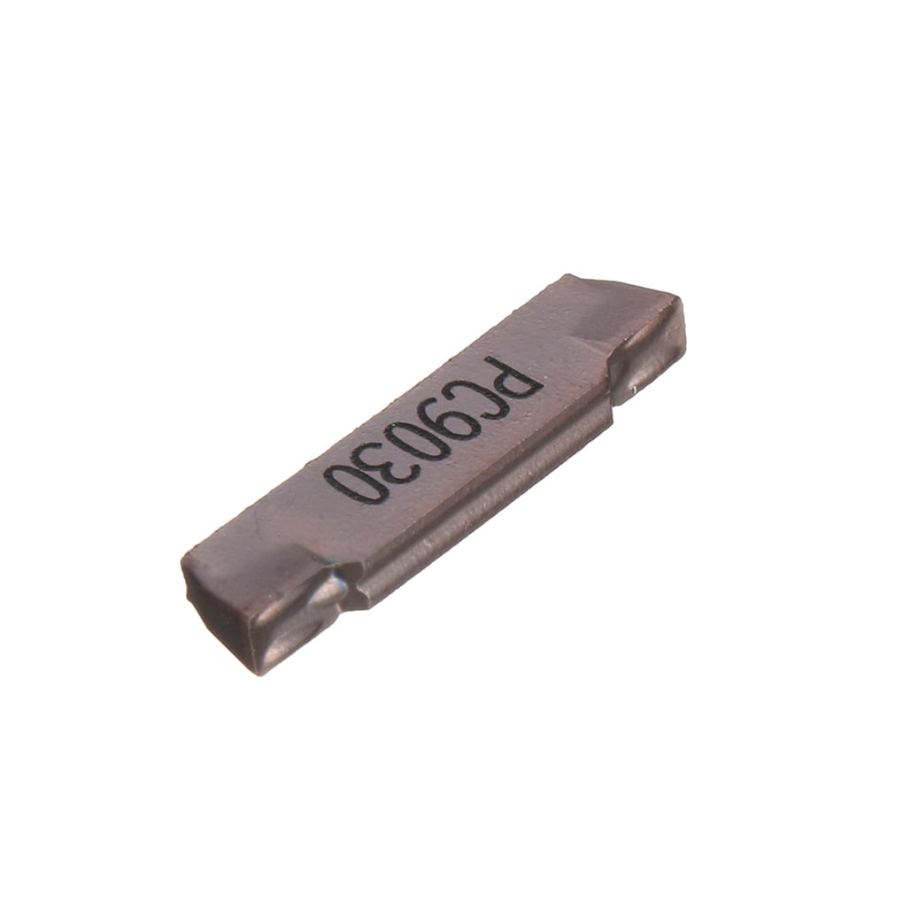 Xinjieda 10Pcs/Set Lathe Cutting Tool Kit MGMN200-G LDA 2mm Steel Grooving Parting Carbide Inserts