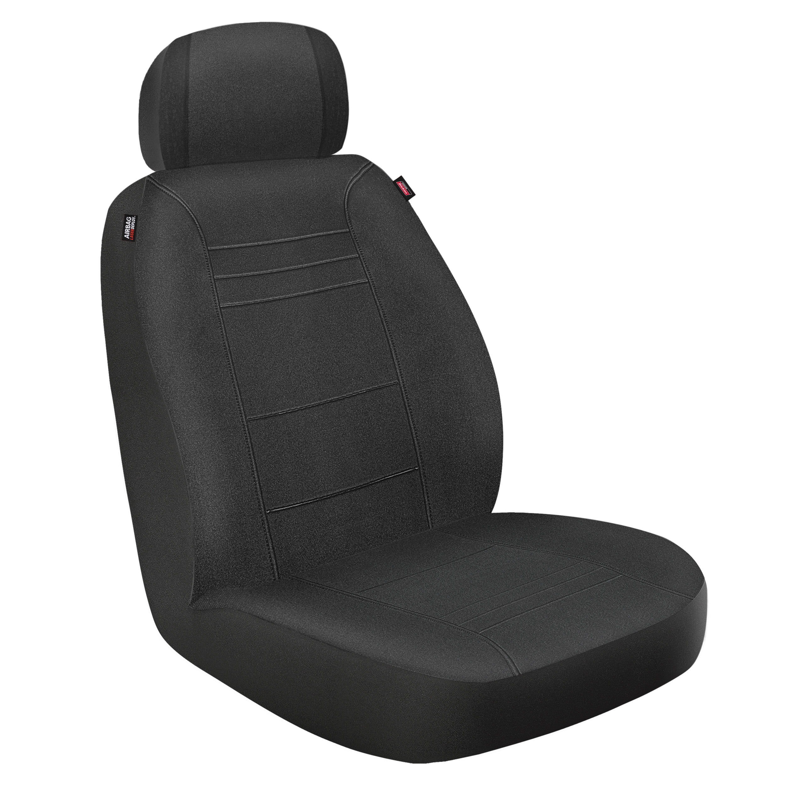 Genuine Dickies 2 Piece Aquablock Universal Car Seat Covers, Black