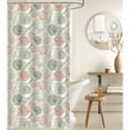 thumbnail image 1 of IH Casa Decor Peva Shower Curtain With 12 Polyresin Hooks Wispy Floral, 1 of 2