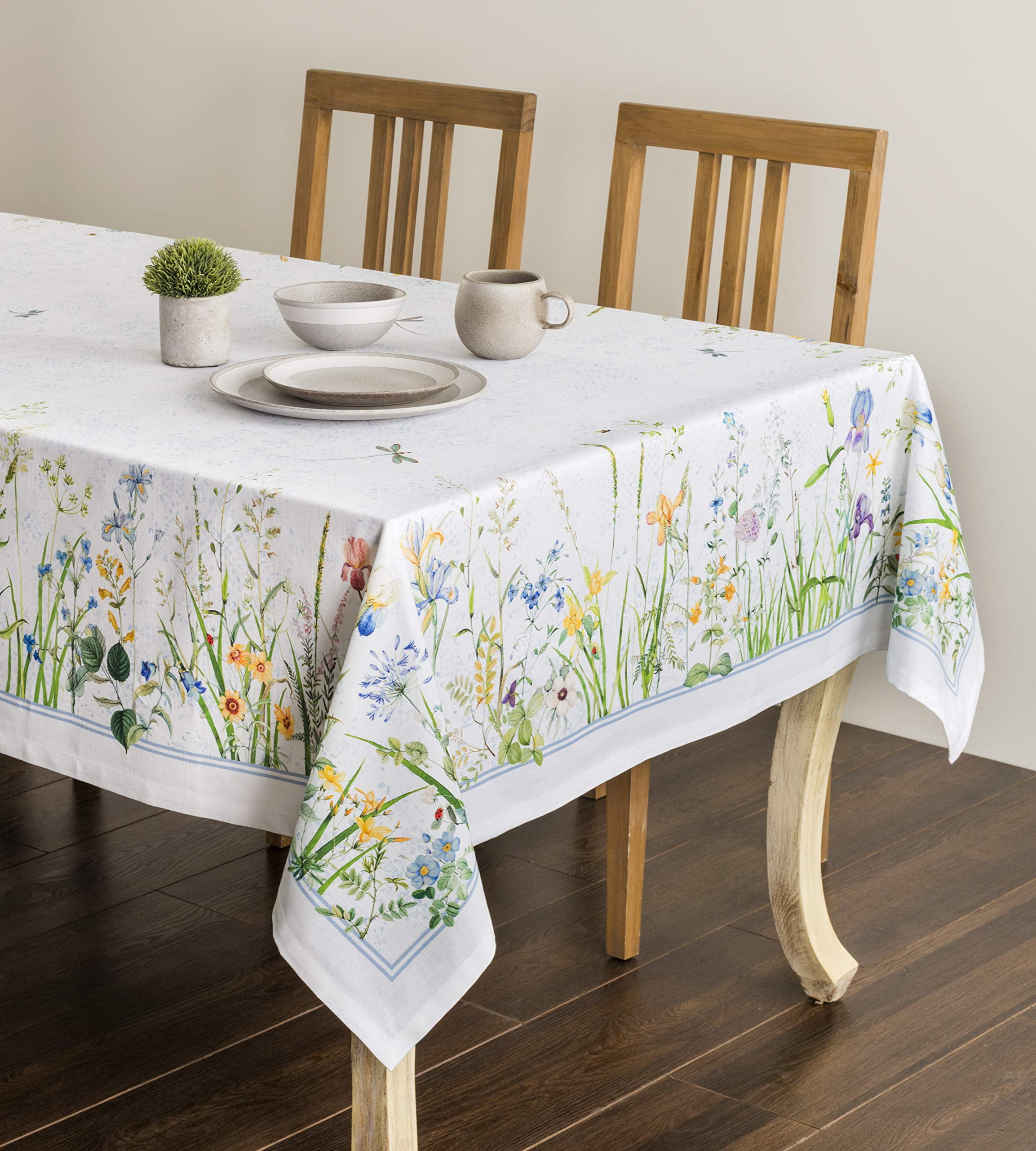 GetUSCart- Maison d' Hermine Morzine 100% Cotton Tablecloth for Kitchen  Dining, Tabletop, Decoration, Parties, Weddings