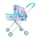 thumbnail image 3 of Cochecito de muñecas plegable, carrito de empuje para desarrollo temprano, juguete para niñas y niños pequeños Azul, 3 of 9