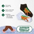 thumbnail image 4 of Foozys Womens Low Cut No Show Socks - Bigfoot Forest Themed Fashion Novelty Sock - 2 Pairs in Two Colors, 4 of 5