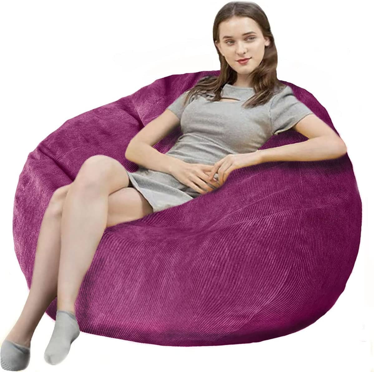 Bean Bag Chair Memory Foam Filled Bean Bag Chairs, Big Ultra Supportive