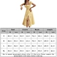 thumbnail image 2 of Vestido Largo Vestidos de playa para mujer Elegante Floral Cuello cuadrado Split Boho Vestido (Amarillo M) Kuymtek para Mujer Amarillo T M, 2 of 7