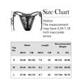 thumbnail image 5 of Aivtalk Womens Lace Panties Side Tie Ladies Adjustable G-String Underwear See Through Panties Low Rise Wild Panty with Bow L, 5 of 5